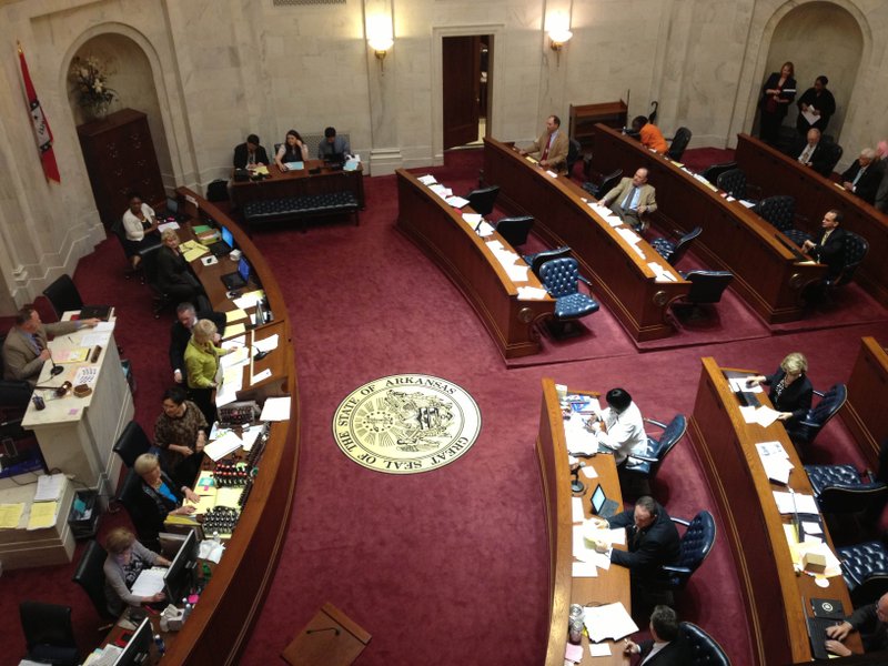 Officials in the Arkansas Senate on Wednesday await the vote on House Bill 1219, which would pass private option healthcare in the state.