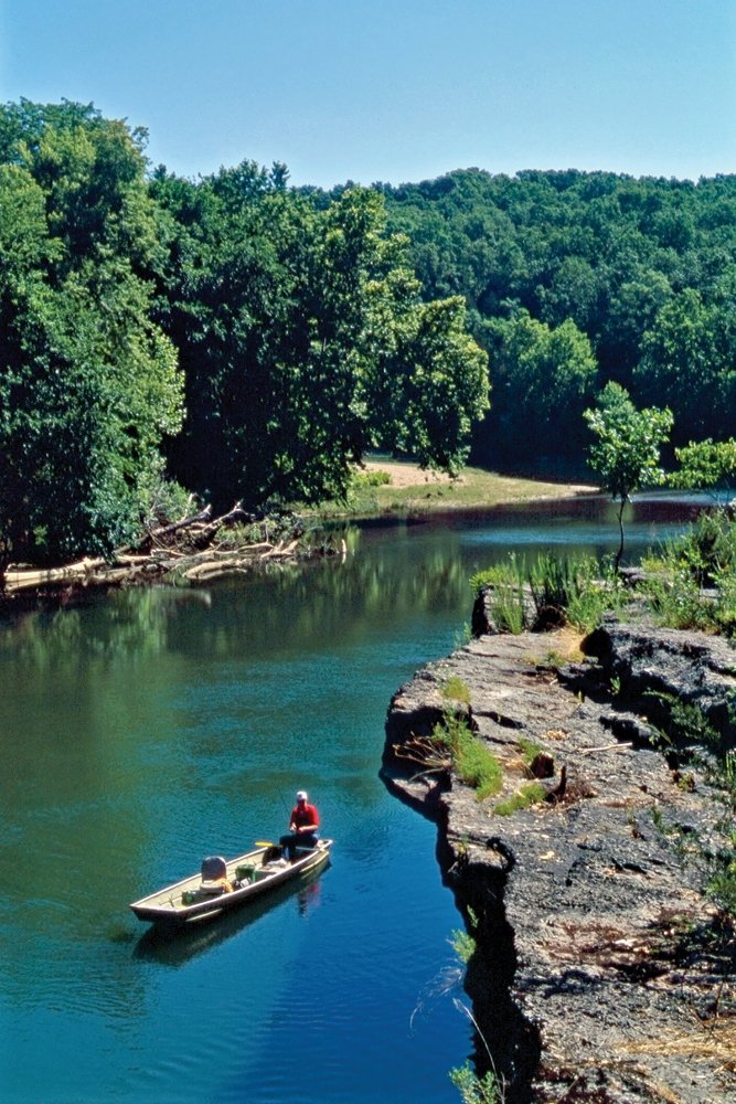 The Kings River in the Arkansas Ozarks serves up some of the state’s most scenic floating and fishing.
