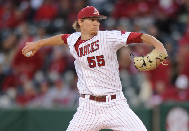 Ryne Stanek (02-28-2013) Arkansas at ASU (Surprise, Ariz.) 