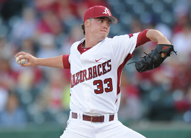 WholeHogSports - Pitchers pile on in Hogs’ victory