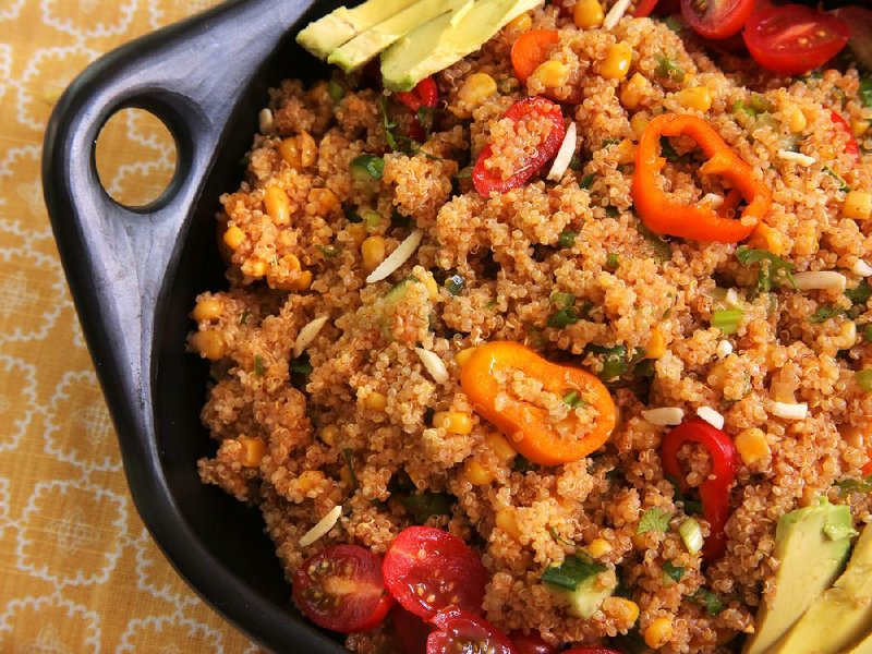 Quinoa and Corn Summer Salad With Toasted Almonds