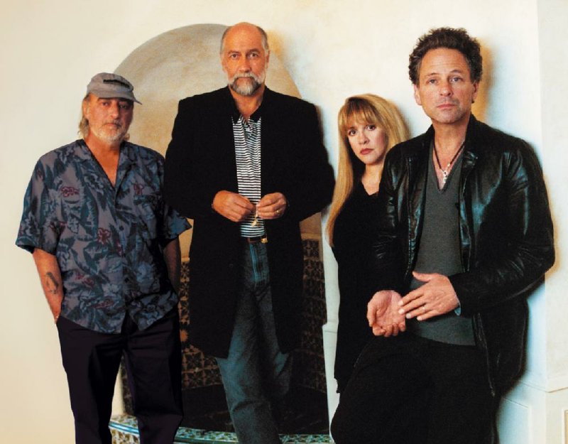 John McVie (from left), Mick Fleetwood, Stevie Nicks and Lindsey Buckingham of Fleetwood Mac 