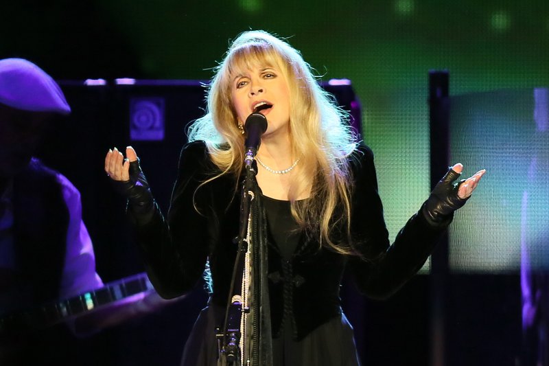 Still swirling, still belting, Stevie Nicks of Fleetwood Mac performs live Friday night at Verizon Arena in North Little Rock. 
