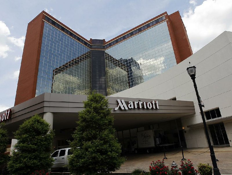 FILE — The downtown Little Rock Marriott