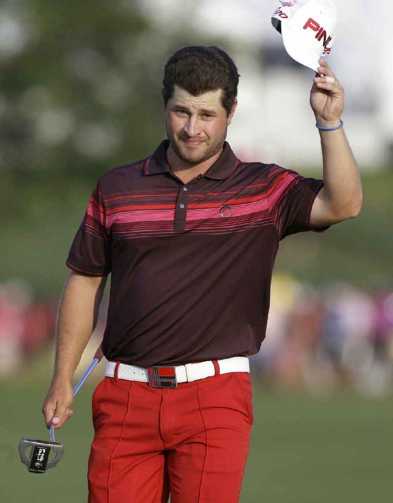 Tiger Woods and Sergio Garcia created drama on and off the TPC Sawgrass course during the Players Championship throughout the weekend, but it was David Lingmerth (shown), a PGA Tour rookie who played at the University of Arkansas, who had the last shot at forcing a playoff with Woods on the 72nd hole at Ponte Vedra Beach, Fla. 