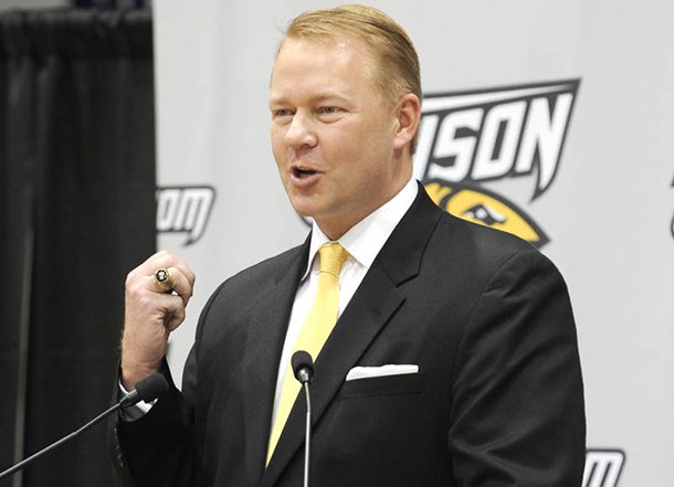 Mike Waddell was hired by the University of Arkansas on Monday after serving as athletics director at Towson University. 