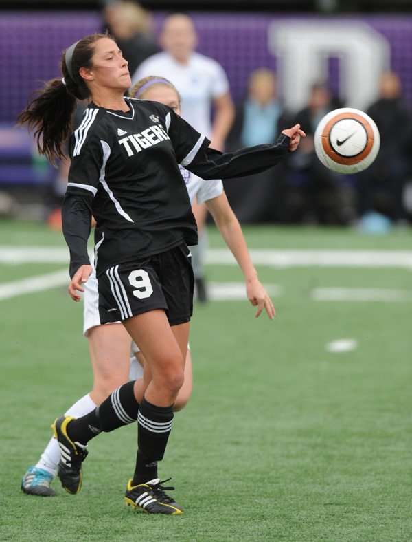 Bentonville’s Tayler Estrada has been named the Gatorade girls soccer player of the year for the third consecutive year. 