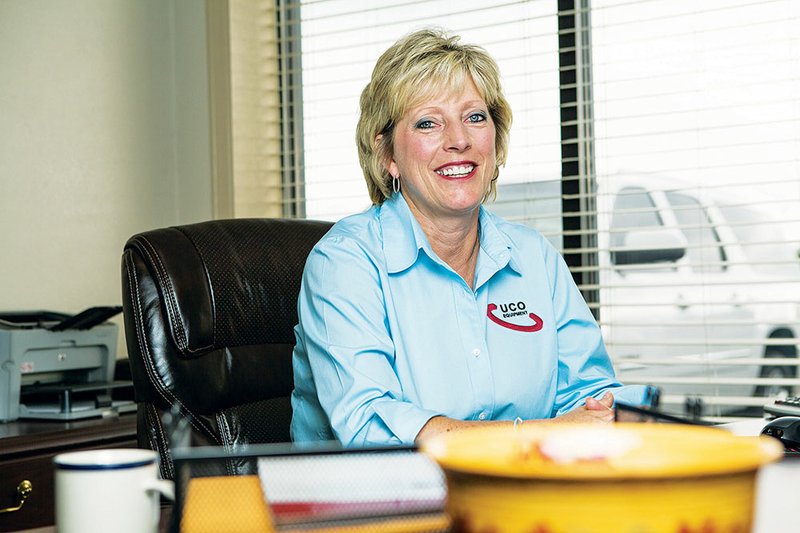 Rhonda Usery has served as president and CEO of UCO Equipment Inc. in Cabot since 2008. Usery has come a long way in the five-year period, as she claims she knew little about the machinery and rental business when she started. She opened the business at the suggestion of her husband, Jim.