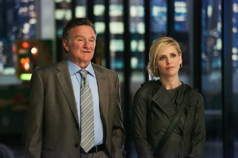 Robin Williams and Sarah Michelle Gellar star as a father and daughter advertising duo in The Crazy Ones, a new CBS comedy this fall. 