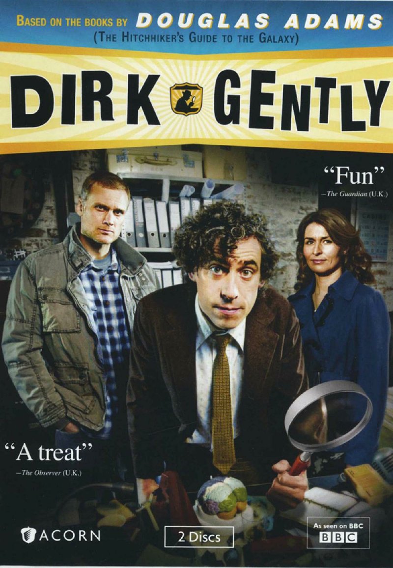 Dirk Gently, four hour-long episodes on two discs