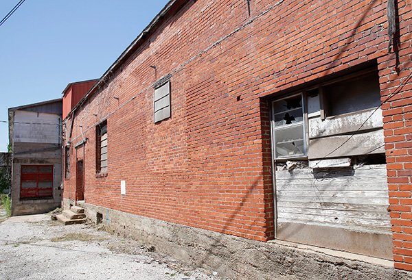 The exterior of the Jeff Brown Hatchery building at 317 E. Emma Ave. in Springdale.