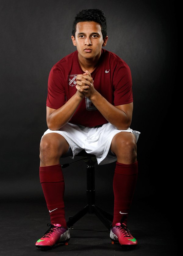Aldair Umana of Siloam Springs was named the Boys Soccer Newcomer of the Year after he had several multiple goal games on the season. 