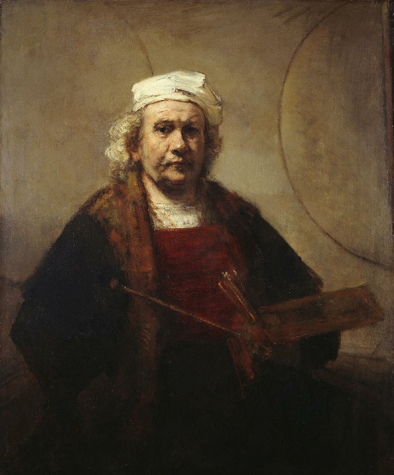 Rembrandt van Rijn’s Portrait of the Artist, circa 1665, is regarded as the great painter’s finest self-portrait. It is the centerpiece in the exhibition “Rembrandt, Van Dyck, Gainsborough: The Treasures of Kenwood House, London,” which opens Friday at the Arkansas Arts Center. 