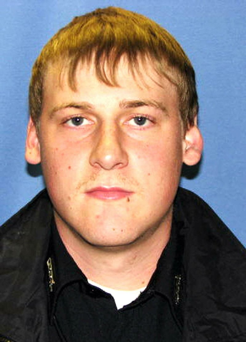 This undated handout photo provided by the Little Rock Police Department shows former Little Rock Police Officer Joshua Hastings. (AP Photo/Little Rock Police Department)