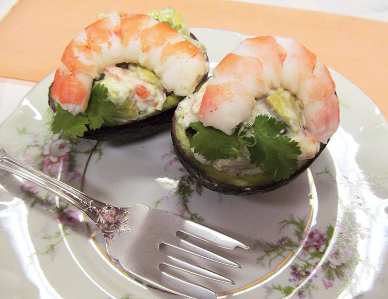 Creamy avocado paired with sweet poached shrimp and accented by fresh cilantro is simple to prepare and can be served in avocado shells for an impressive presentation.

