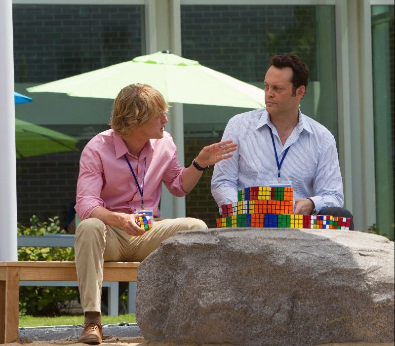 Owen Wilson (left) and Vince Vaughn star in The Internship. It came in fourth at last weekend’s box office and made more than $17 million. 