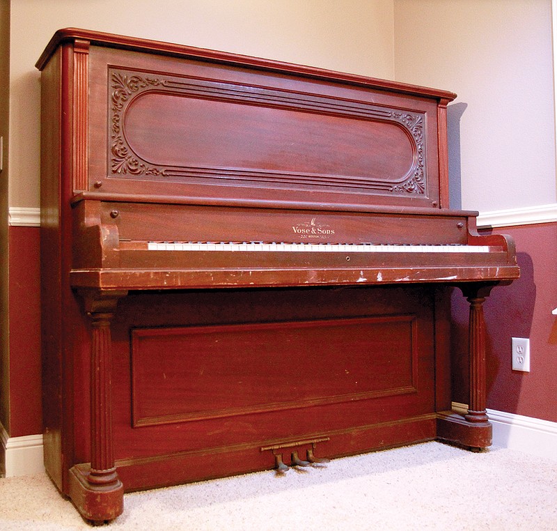 This piano was purchased for Garland Huff by her father and was in the room where she was killed in 1913. The piano is now in the home of Josh Baxter and his wife, Suzie, in Bentonville and was the inspiration for a documentary about Garland’s death and a movie script written by Baxter that will portray the piano as haunted.