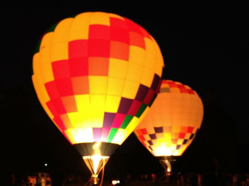 Evening balloon glows will light up the Great War Memorial Balloon Race beginning Friday. 