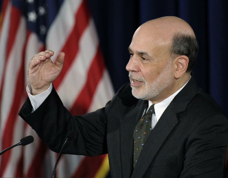 Federal Reserve Chairman Ben Bernanke said Wednesday in Washington that the Fed has no “deterministic or fixed plan” yet to end bond purchases. 