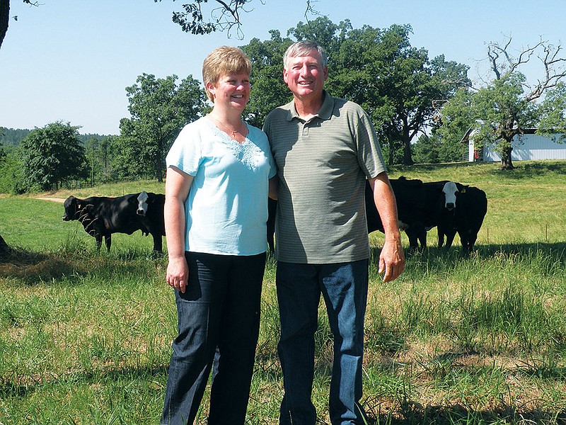 Sherial and Marty Bradley have been named the 2013 Garland County Farm Family of the Year. They raise cattle and poultry on their 210-acre farm in Royal.