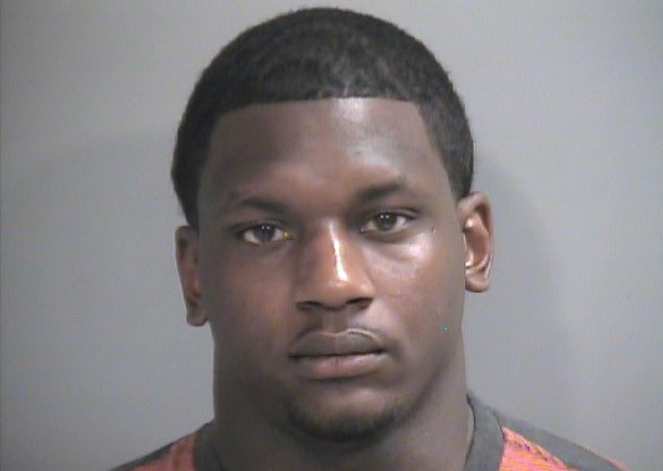 Fromer Arkansas linebacker Tenarius Wright was arrested in Fayetteville on Sunday.