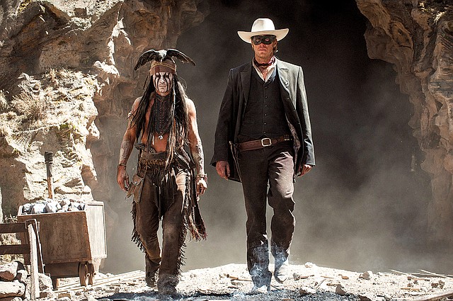 In Gore Verbinski’s The Lone Ranger, Johnny Depp assumes the iconic role of Tonto, while the much taller Armie Hammer portrays the titular hero. 