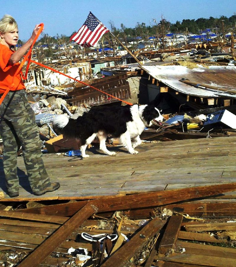 John D, a search and rescue dog owned and handled by Donna Waugh, is one of five in that category vying for a Hero Dog Award from the American Humane Society. You can vote for him at HeroDogAwards.org/vote. 