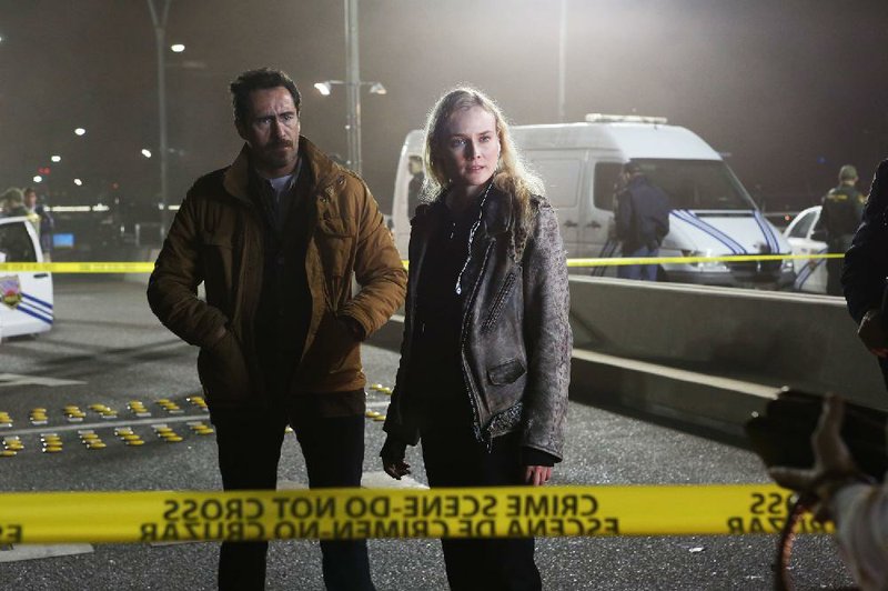 FX’s dark new drama, The Bridge, stars Demian Bichir and Diane Kruger as detectives working across the U.S.-Mexican border to catch a serial killer. The series airs at 9 p.m. Wednesdays. 