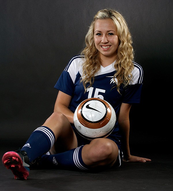 Adeline Williams of Har-Ber High School was recently offered a scholarship to Oral Roberts University after a year of extensive travel to play Elite Club National soccer in Dallas with the Dallas Texans.