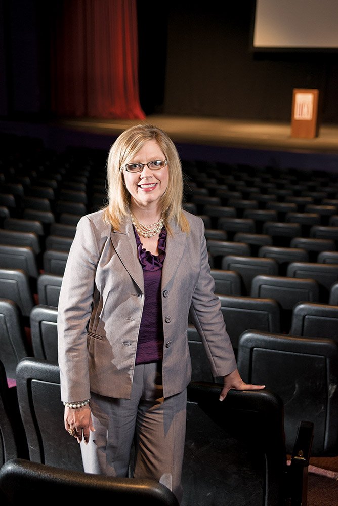 Amanda Horton of Greenbrier stands in the Donald W. Reynolds Performance Hall, where she will be spending a lot of time as the new director of University of Central Arkansas Public Appearances. The Stuttgart native and UCA graduate said she is excited about this season’s shows, including Bill Cosby and Broadway on Ice.