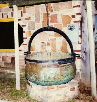 Owners of Kopper Kettle Candies near Van Buren are trying to recover a huge copper kettle that has stood outside the business since 1957 or 1958. The kettle turned up missing Tuesday morning. 