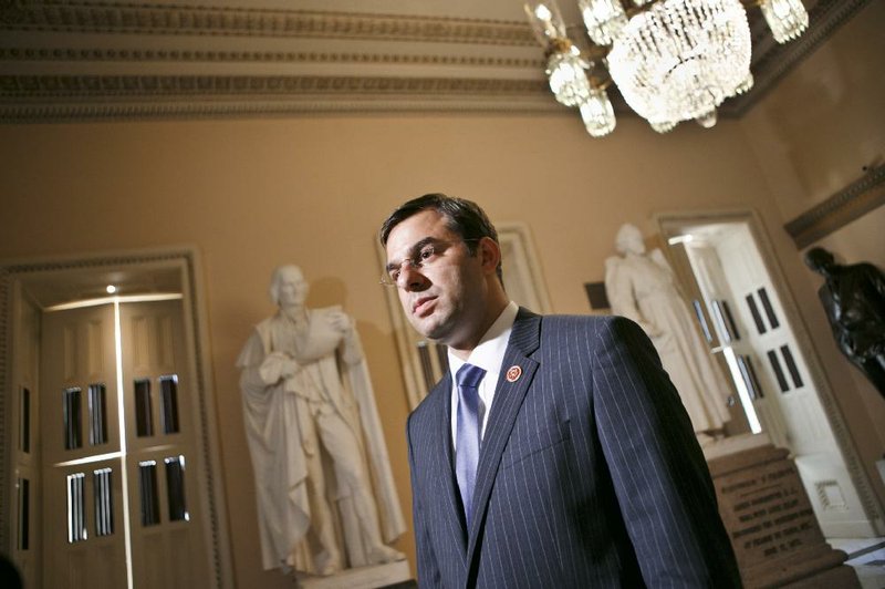 Rep. Justin Amash, R-Mich., told House colleagues Wednesday that his failed bill to limit National Security Agency collection of phone records was meant to defend the Constitution and “the privacy of every American.” 