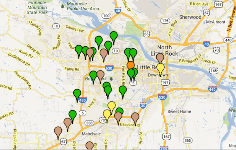 CRIME MAP: 9 burglaries, 4 robberies reported in Little Rock on ...