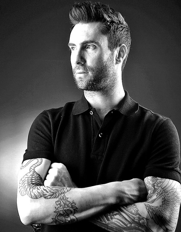 Musician Adam Levine poses for a portrait Monday, Feb. 20, 2012 in New York. 