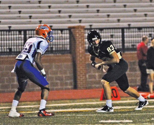 Casey Caton, former Rogers High standout, is one of several players with ties to Northwest Arkansas who will suit up for Hendrix College this fall. The Warriors are starting a football program after a long absence. Caton is a transfer from Harding University. 