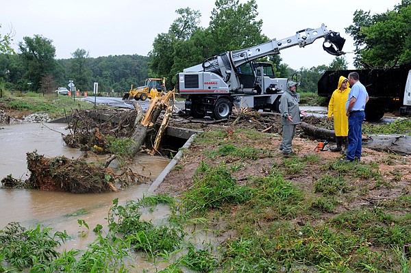 Heavy Rain, Flooding Rips Benton County | Northwest Arkansas Democrat ...