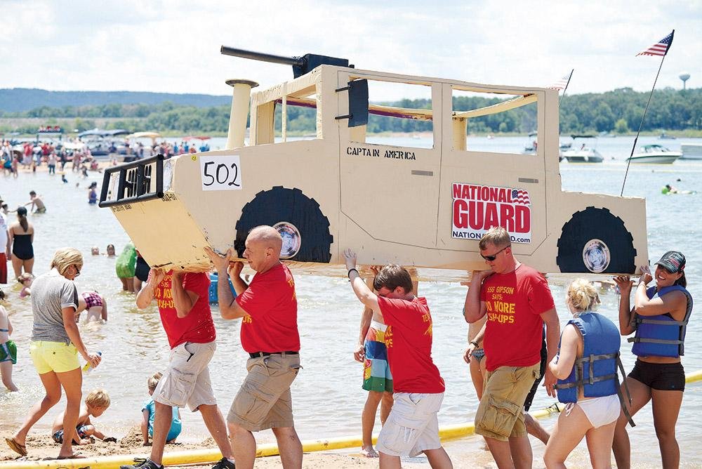 Cardboard Boat Races in Heber Springs