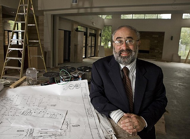 Arkansas Democrat-Gazette/BOB COLEMAN
Rabbi Jacob Adler in the New Temple Shalom in Fayetteville. 9/9/09