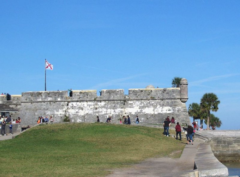 The Castillo de San Marcos National Monument, the oldest masonry fort in the continental United States, was built by the Spanish beginning in 1672 to protect against repeated pirate attacks. 