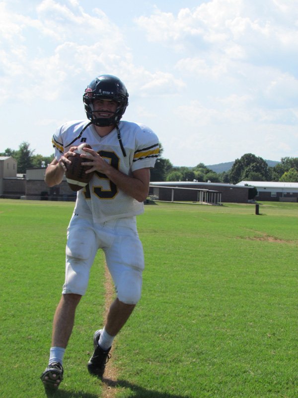 Senior Jacob Storilie will take over at quarterback this season for Prairie Grove. Storlie replaces Cooper Winters, a three-year starter for the Tigers