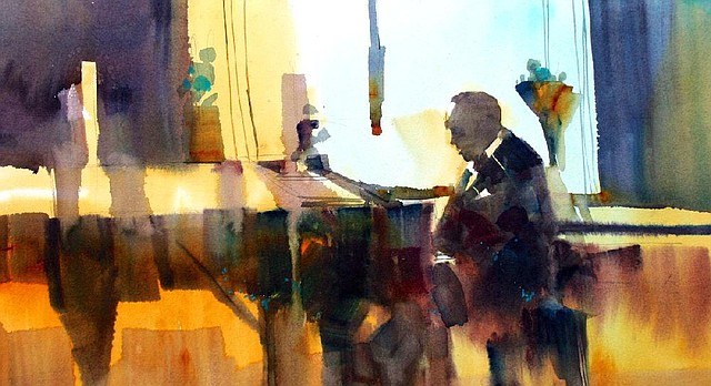 Watercolor painting, Mid-Southern Watercolorists‚Äô 43rd Annual Juried Exhibition
Richard Stephens
Brunch at the Arlington