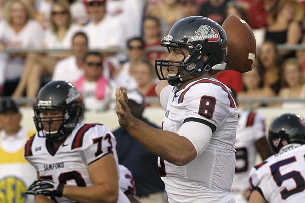 Samford Bulldogs NCAA Game Worn Football Jersey