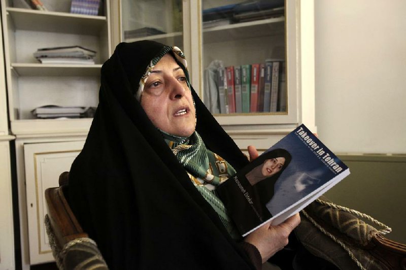 Masoomeh Ebtekar, shown here Feb. 14, was the main spokesman for the hostage takers during the 444-day standoff at the U.S. Embassy in Tehran, Iran. 