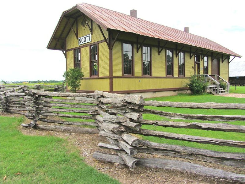 Scott’s former train depot, now the visitor center for Scott Plantation Settlement, will be the setting Saturday for presentations related to the Civil War skirmish at Ashley’s Mills on Sept. 7, 1863. 