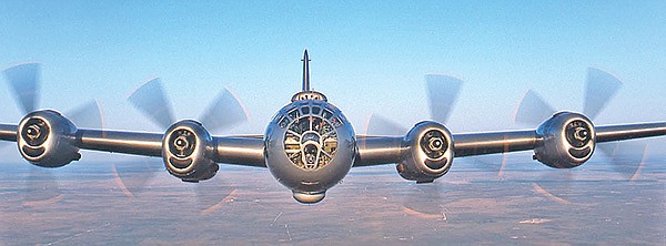 The Texas-based nonprofit group Commemorative Air Force will bring in several decades-old aircraft, including the only currently flying example of a B-29 Superfortress, for this year’s Bikes, Blues & BBQ. 