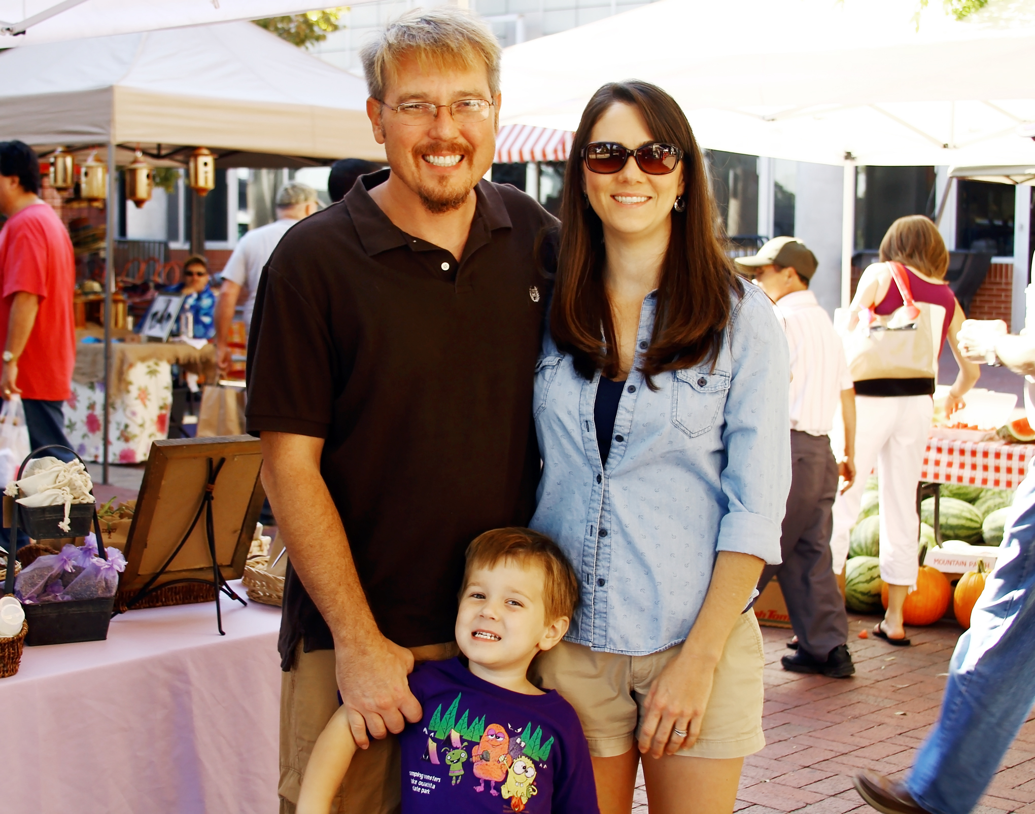 Scott, Suzanne and Caleb Matthews