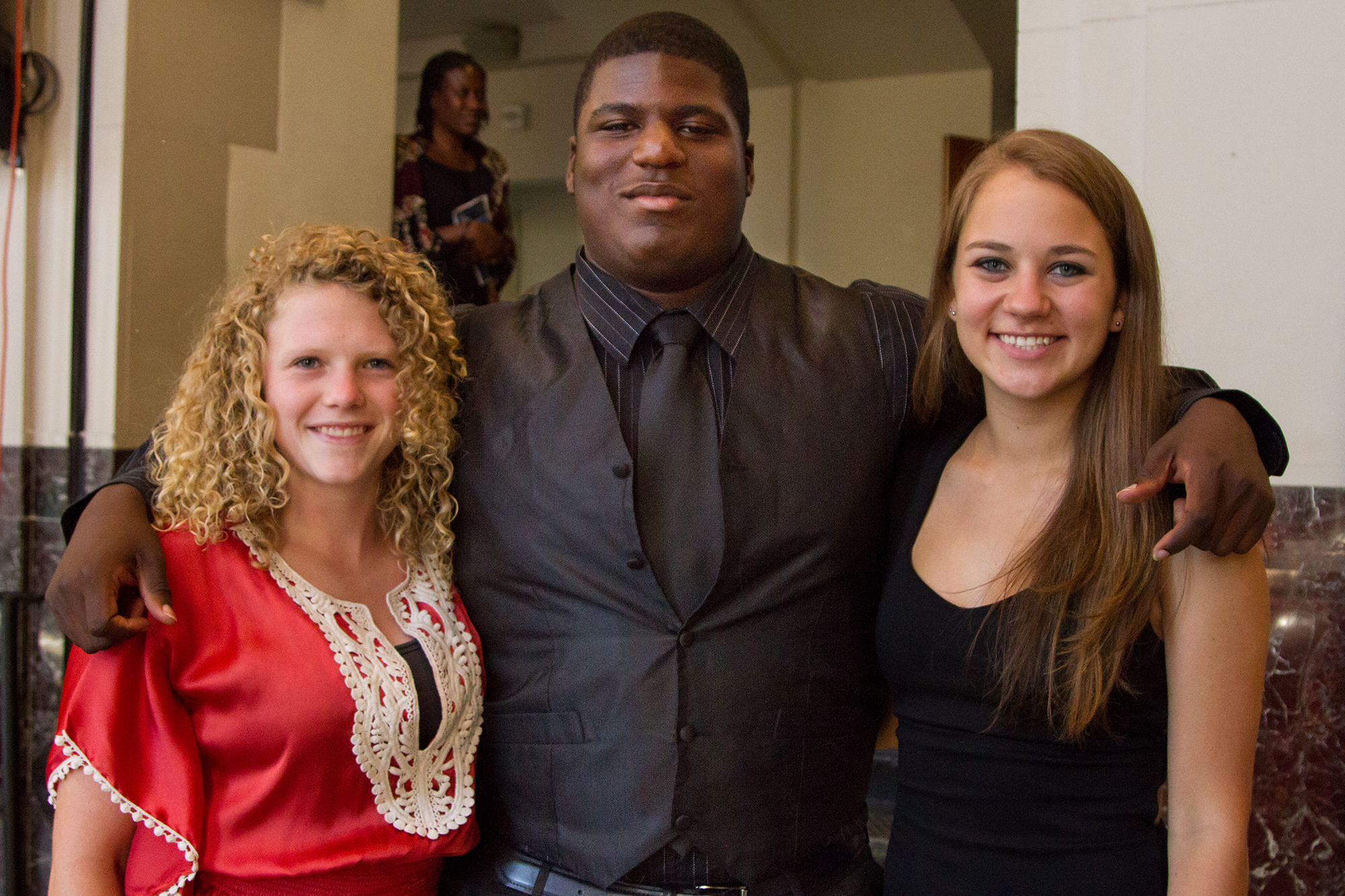 Raychl Reger, Jared Lincoln and Alex Forst
