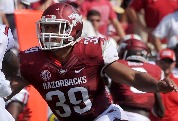 Arkansas senior linebacker Jarrett Lake said the Razorbacks showed they can compete with any team in the country following the 45-33 loss to Texas A&M Saturday.