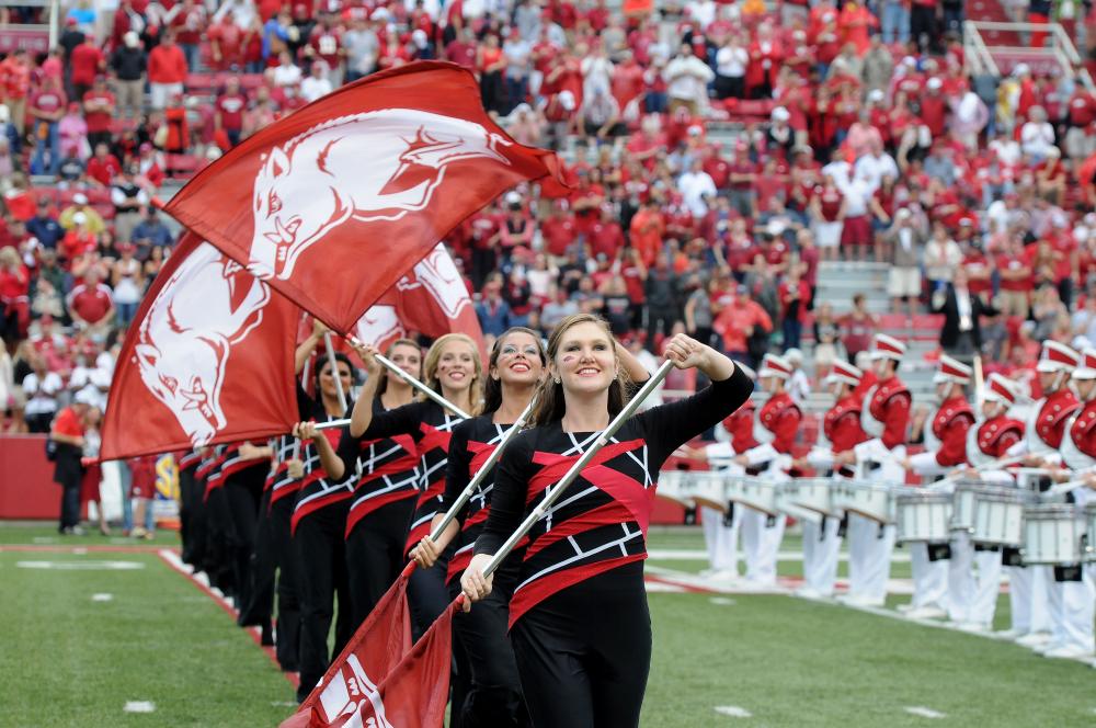 STAFF PHOTO ANTHONY REYES
Arkansas against Texas A&M in the first/second/third/fourth quarter Saturday, Sept. 28, 2013 at Reynolds Razorback Stadium in Fayetteville.