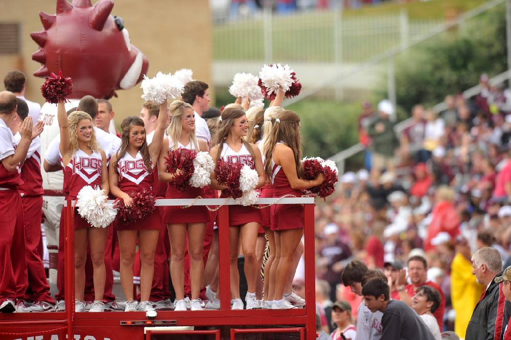NWA Media/MICHAEL WOODS --09/28/2013--  University of Arkansas vs the Texas A&M Aggies during Saturday nights game at Razorback Stadium in Fayetteville.